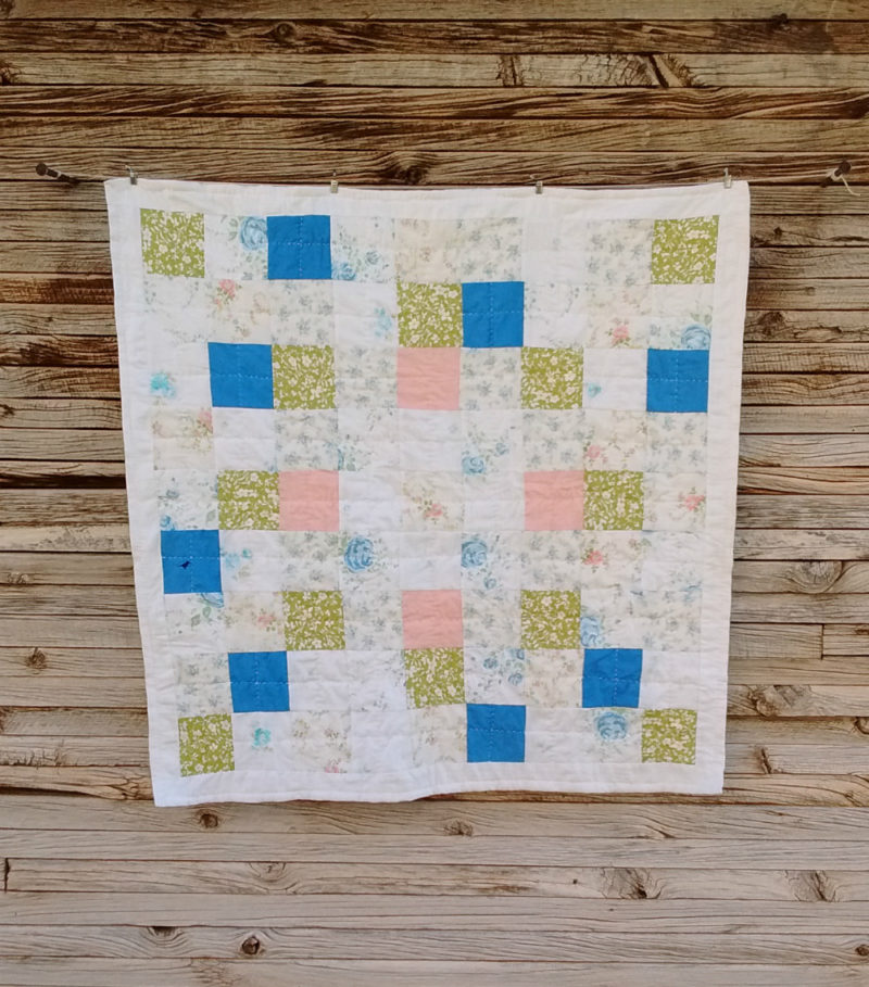 Ring Around the Roses Baby Quilt